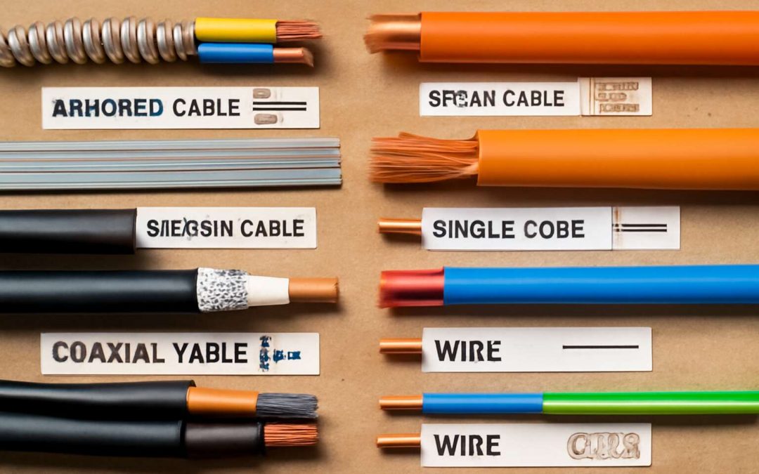 electrical cable names with pictures