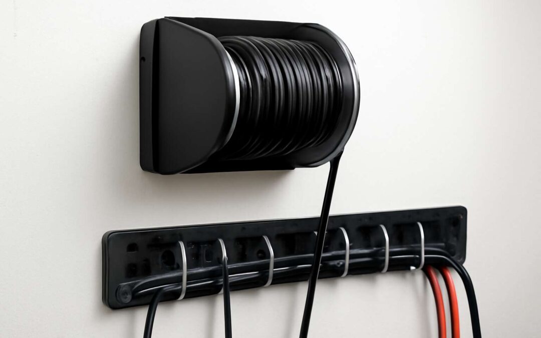 Boost productivity with an electrical cable dispenser for tidy, safe workspaces.