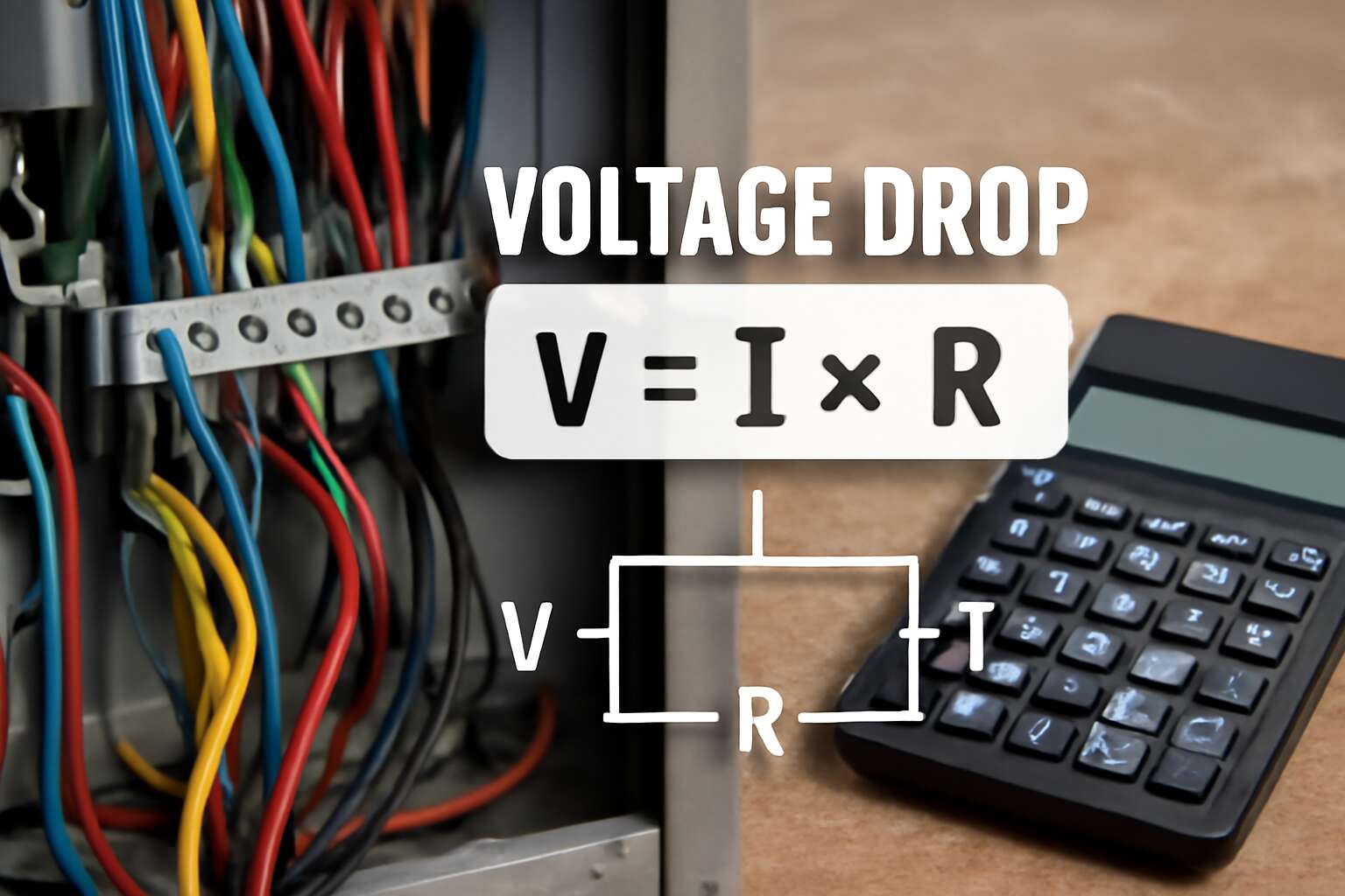 Master the electrical cable voltage drop calculation formula to ...