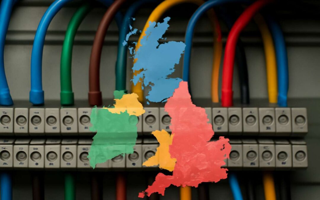 electrical cable zones uk