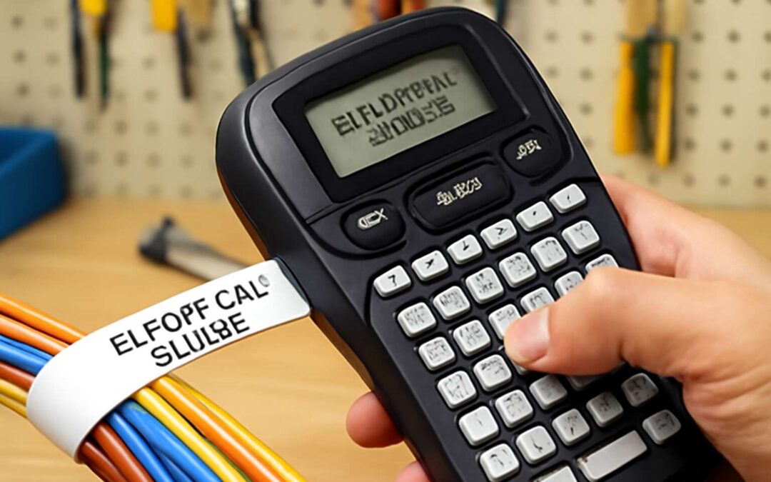 Get organized fast with electrical cable and wiring label maker for DIY pros.