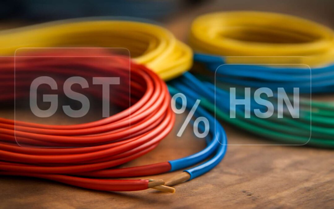 GST Simplified: electrical cable hsn code and gst rate Explained for Businesses.